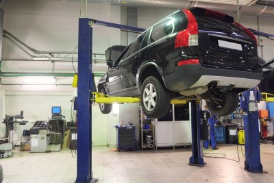 Car on lift | Adam Autoworx